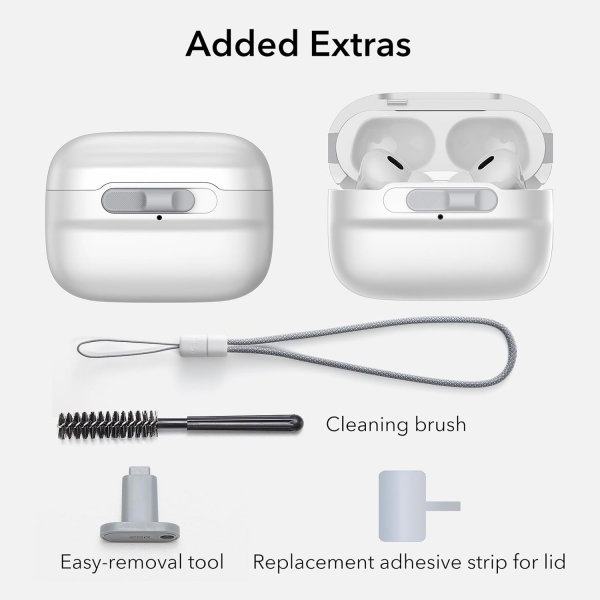 ESR HaloLock Serisi AirPods Pro Yumuak Klf -White 