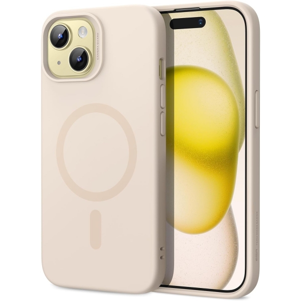 ESR Hybrid Serisi Apple iPhone 15 Klf(MIL-STD-810G)   -Light Tan