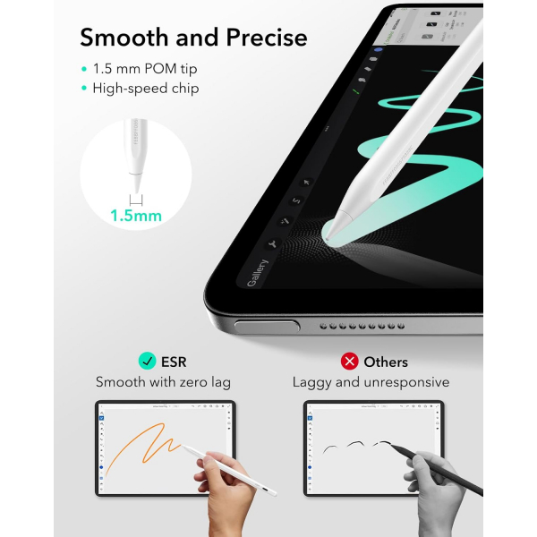 ESR Findmy iPad Uyumlu Stylus Kalem-White