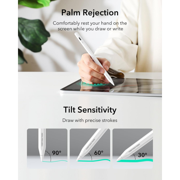 ESR Findmy iPad Uyumlu Stylus Kalem-White