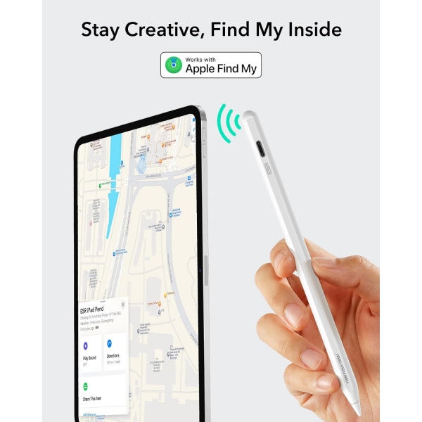 ESR Findmy iPad Uyumlu Stylus Kalem-White