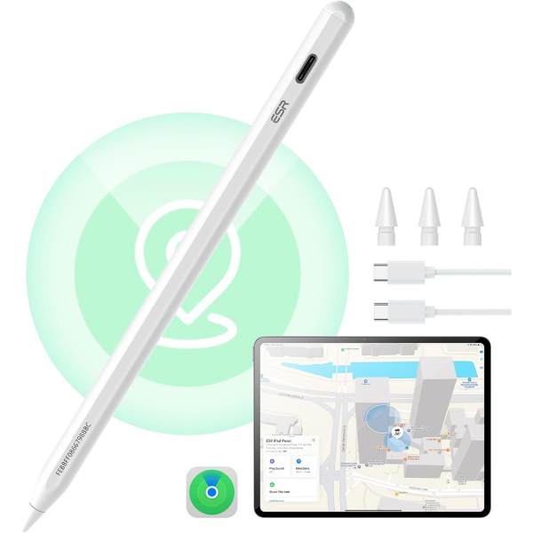 ESR Findmy iPad Uyumlu Stylus Kalem-White