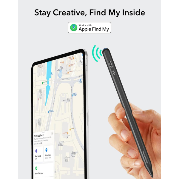 ESR Findmy iPad Uyumlu Stylus Kalem-Black
