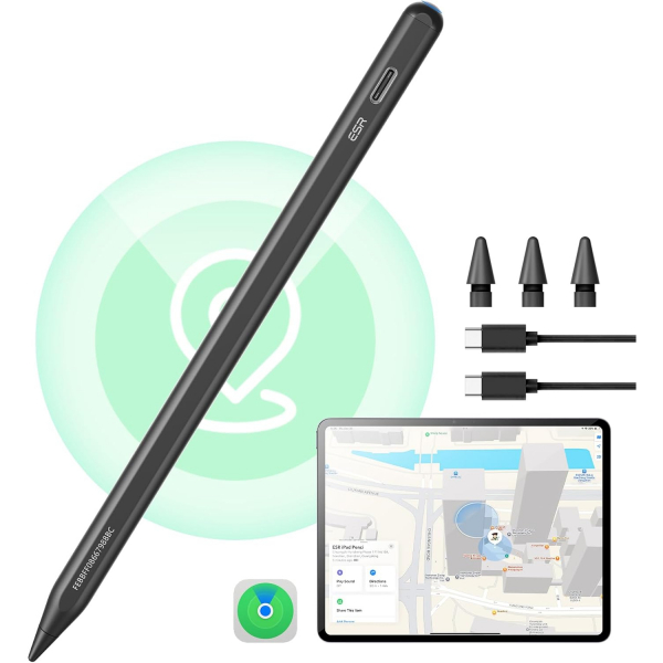 ESR Findmy iPad Uyumlu Stylus Kalem-Black