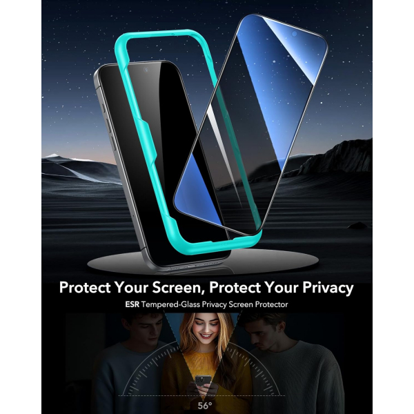 ESR Apple iPhone 16/15 Privacy Ekran Koruyucu (3 Adet)