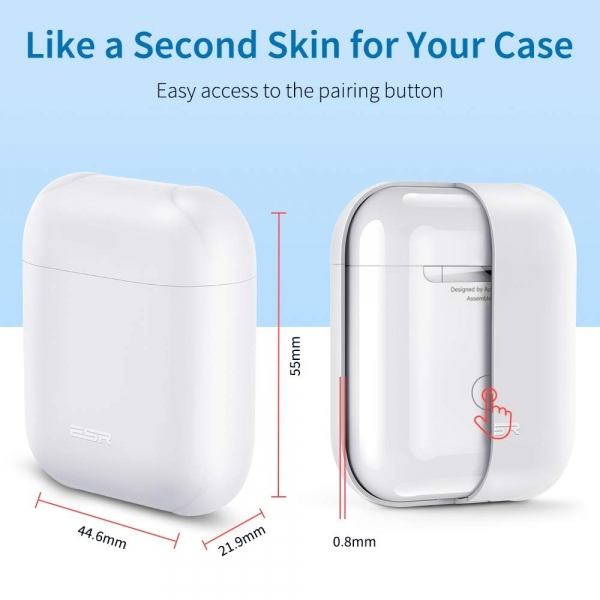 ESR Apple AirPods Silikon Klf-White
