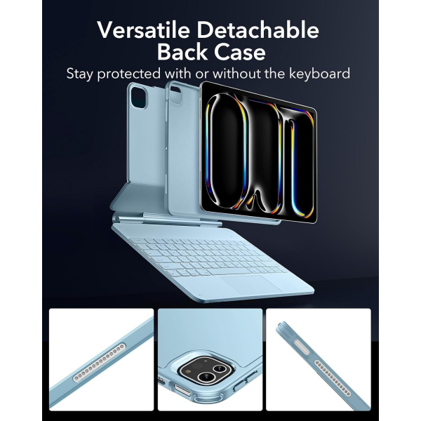 ESR Rebound 360 iPad Pro Klavyeli Klf (13 in)-Blue