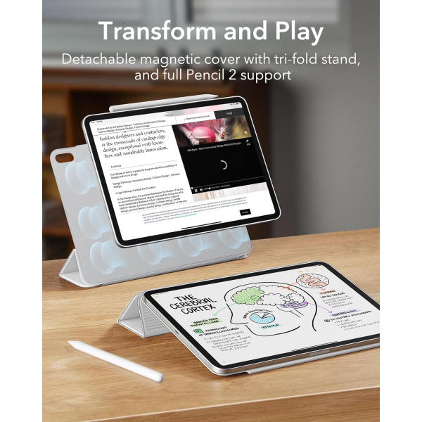 ESR Rebound iPad Air Manyetik Klf (11 in)-White