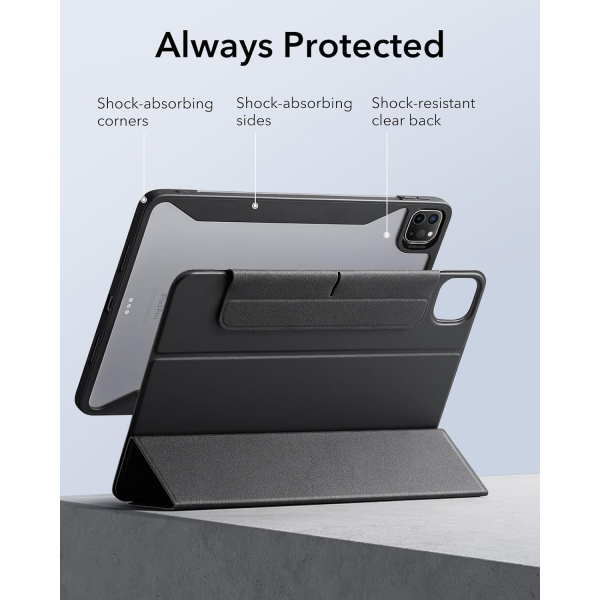 ESR Rebound 360 iPad Pro 5.Nesil Manyetik Klf(11 in)-Black