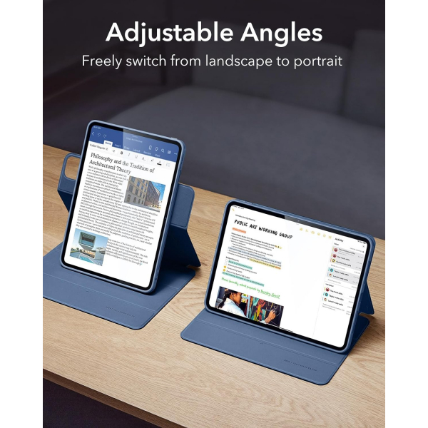ESR Rebound 360 iPad Pro 5.Nesil Manyetik Klf(11 in)-Navy Blue