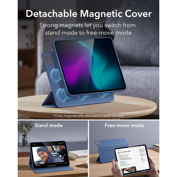 ESR Rebound 360 iPad Pro 5.Nesil Manyetik Klf(11 in)-Navy Blue
