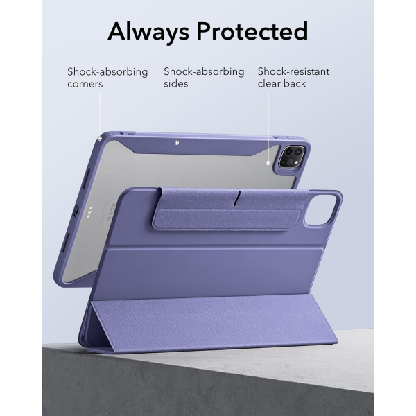 ESR Rebound 360 iPad Pro 5.Nesil Manyetik Klf(11 in)-Purple