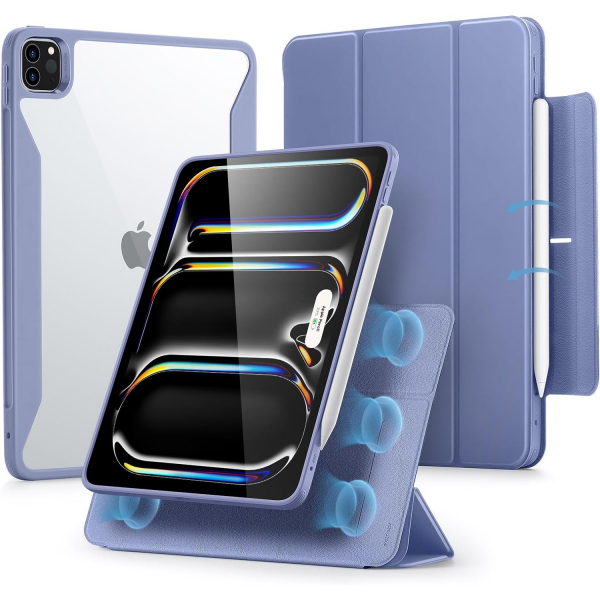 ESR Rebound 360 iPad Pro 5.Nesil Manyetik Klf(11 in)-Purple