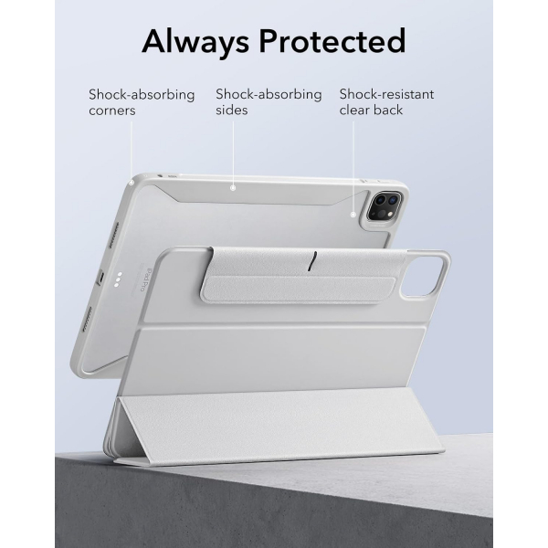 ESR Rebound 360 iPad Pro 5.Nesil Manyetik Klf(11 in)-White