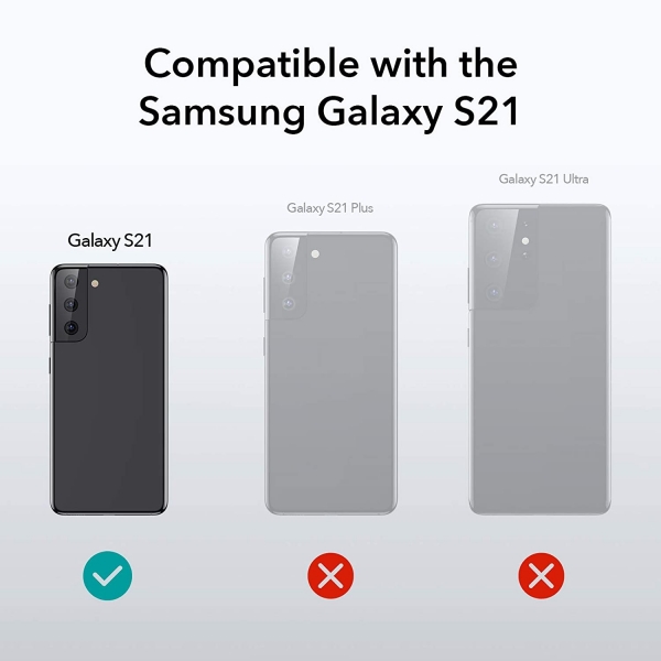 ESR Samsung Galaxy S21 Metal Kickstand Klf-Black