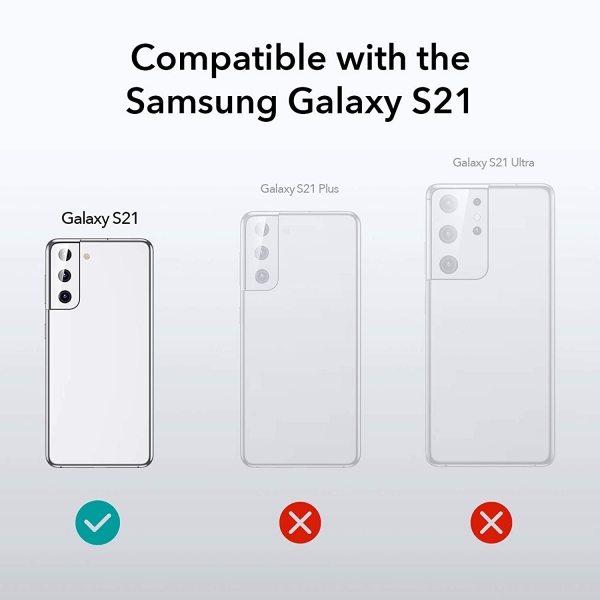 ESR Samsung Galaxy S21 Metal Kickstand Klf-Clear