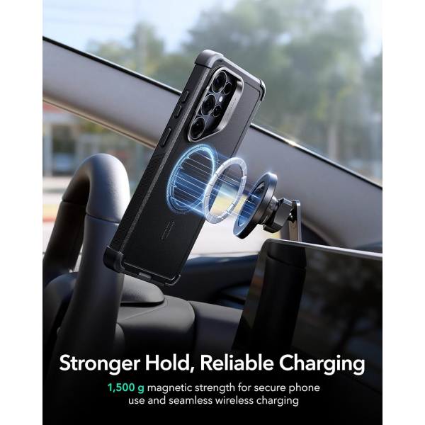 ESR Samsung Galaxy S26 Cyber Tough Magnetic K�l�f-Black