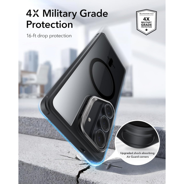 ESR Samsung Galaxy S26 Plus Standl� K�l�f-Black