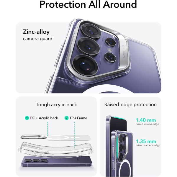 ESR Samsung Galaxy S26 Standl� K�l�f-Clear