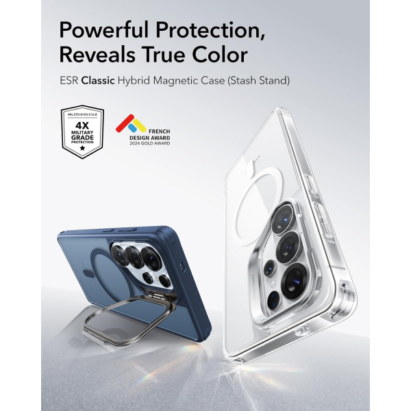 ESR Samsung Galaxy S26 Ultra Standl� K�l�f-Navy Blue