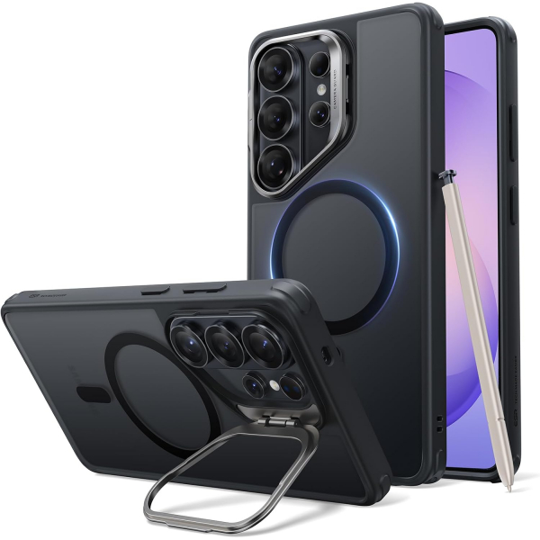 ESR Samsung Galaxy S26 Ultra Standl� K�l�f-Frosted Black