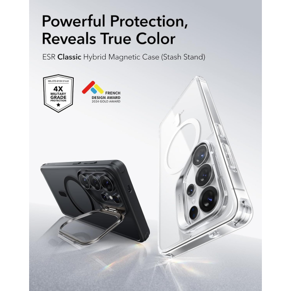 ESR Samsung Galaxy S26 Ultra Standl� K�l�f-Frosted Black