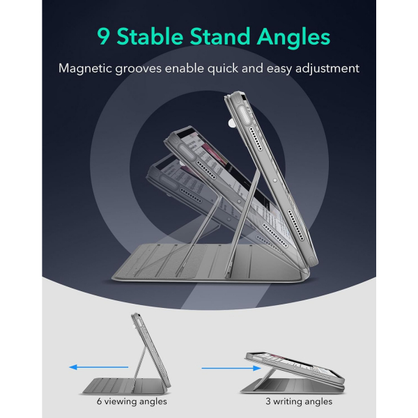 ESR Shift iPad Air Standl Klf (11 in)(6.Nesil)-Grey
