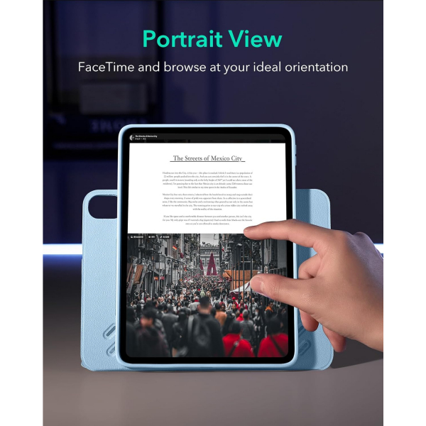 ESR Shift iPad Air Standl Klf (11 in)(6.Nesil)-Light Blue