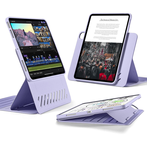 ESR Shift iPad Air Standl Klf (11 in)(6.Nesil)-Light Purple