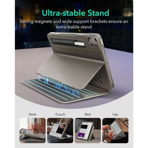 ESR Shift iPad Air Standl Klf (11 in)(6.Nesil)-Titanium