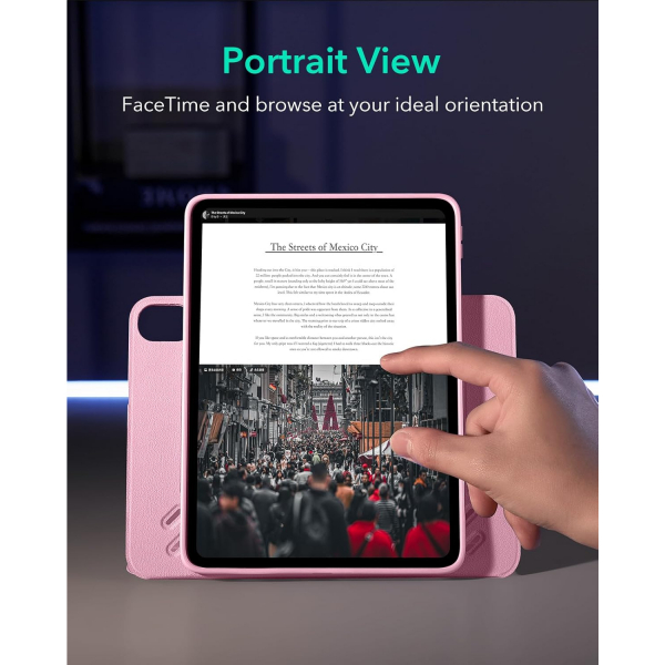 ESR Shift iPad Air Standl Klf (11 in)(6.Nesil)-Pink