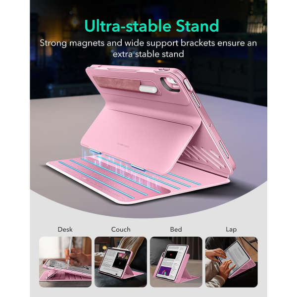 ESR Shift iPad Air Standl Klf (11 in)(6.Nesil)-Pink