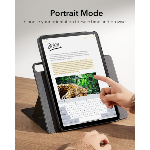 ESR Shift iPad Air Standl Klf (11 in)(6.Nesil)-Durable Black