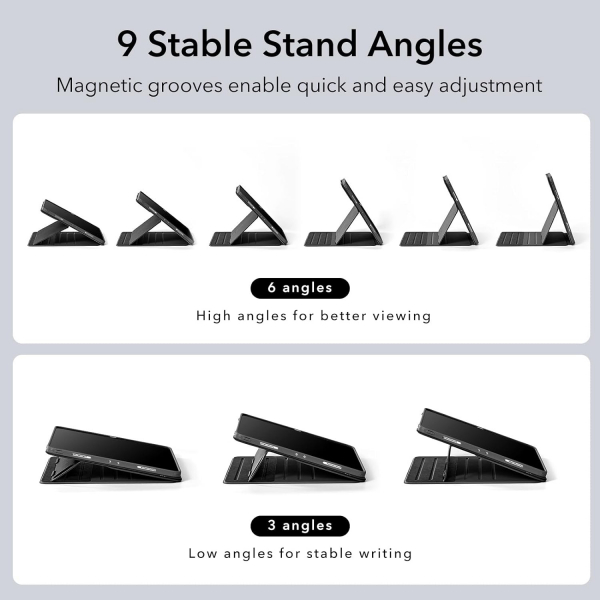 ESR Shift iPad Pro 6/5.Nesil Standl Klf (12.9 in)-Black