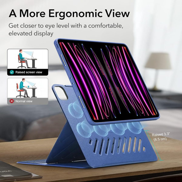 ESR Shift iPad Pro 6/5.Nesil Standl Klf (12.9 in)-Blue