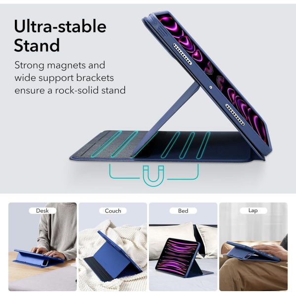 ESR Shift iPad Pro 6/5.Nesil Standl Klf (12.9 in)-Blue