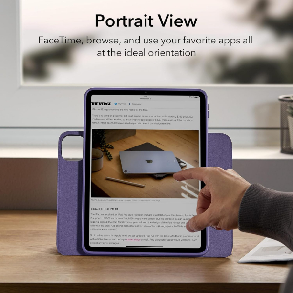 ESR Shift iPad Pro 6/5.Nesil Standl Klf (12.9 in)-Purple