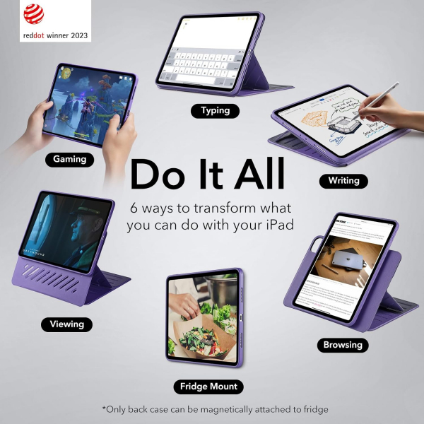 ESR Shift iPad Pro 6/5.Nesil Standl Klf (12.9 in)-Purple