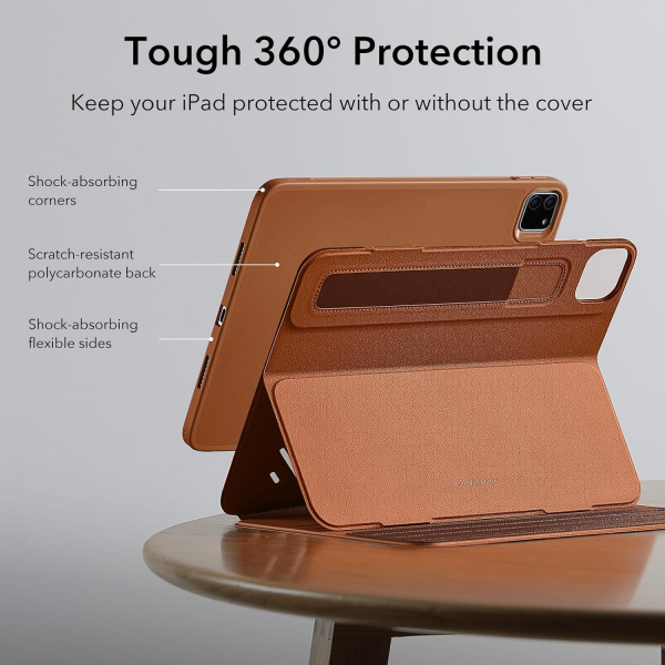 ESR Shift iPad Pro 6/5.Nesil Standl Klf (12.9 in)-Brown