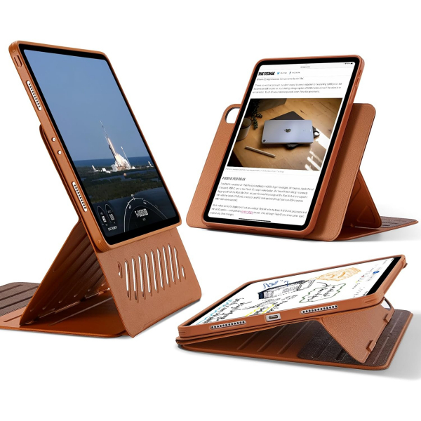 ESR Shift iPad Pro 6/5.Nesil Standl Klf (12.9 in)-Brown
