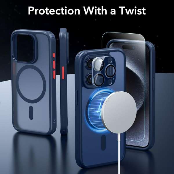 ESR Apple iPhone 15 Pro Klf -Frosted Blue
