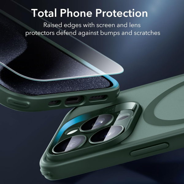 ESR Apple iPhone 15 Pro Klf -Frosted Dark Green