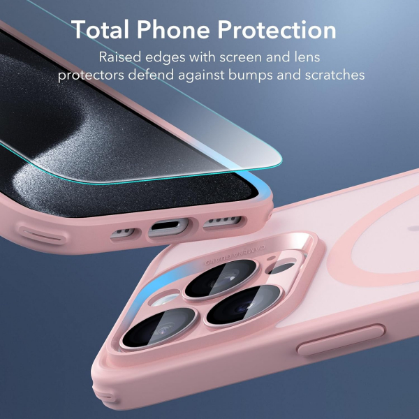 ESR Apple iPhone 15 Pro Klf -Frosted Pink