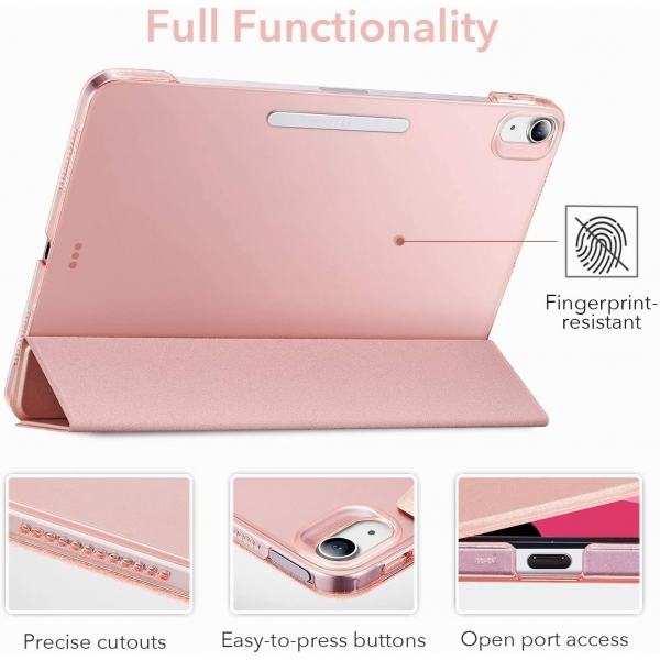 ESR Apple iPad Air 4 Ascend Serisi Klf (10.9 in)-Rose Gold