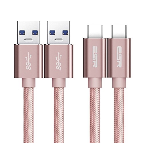 ESR USB C Kablo (2 Adet)-Rose Gold