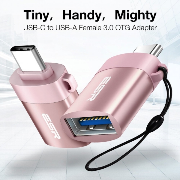 ESR USB C to USB A OTG Adaptr (2 Adet)