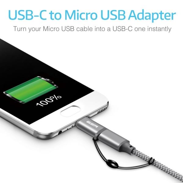ESR USB Type C to Micro USB Adaptr (2 Adet)