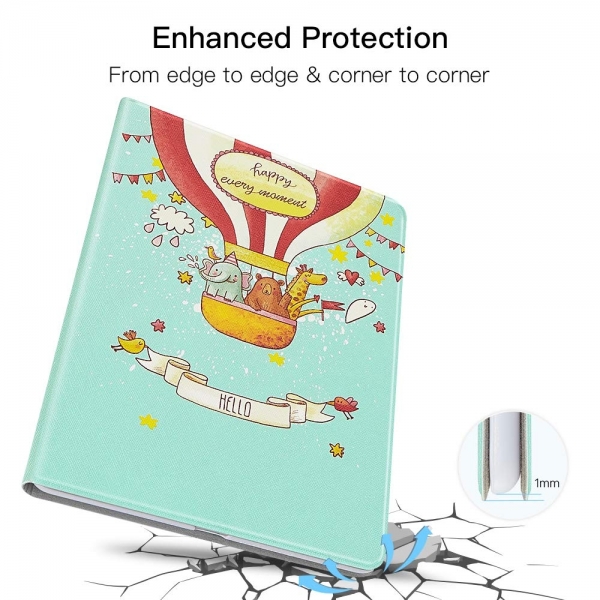 ESR iPad 7. Nesil Illustrator Stand� K�l�f (10.2 in�)-Balloon Buddies