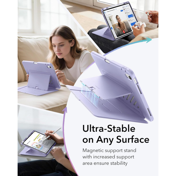 ESR iPad Air M4/M3/M2 Flip K�l�f (2026/2025/2024) 13in�-Purple