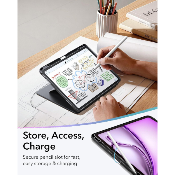 ESR iPad Air M4/M3/M2 Flip K�l�f (2026/2025/2024) 13in�-Black